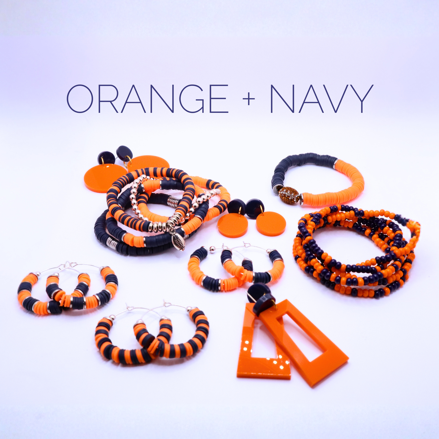 Orange and Navy Blue Game Day