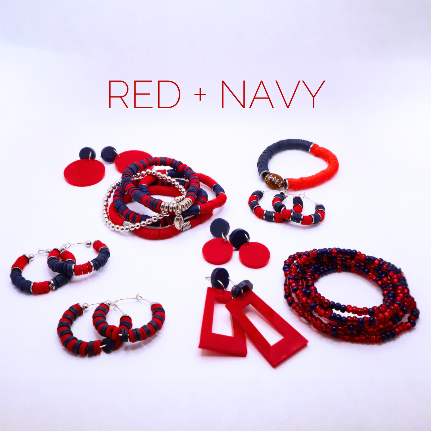 Red and Navy Blue Game Day