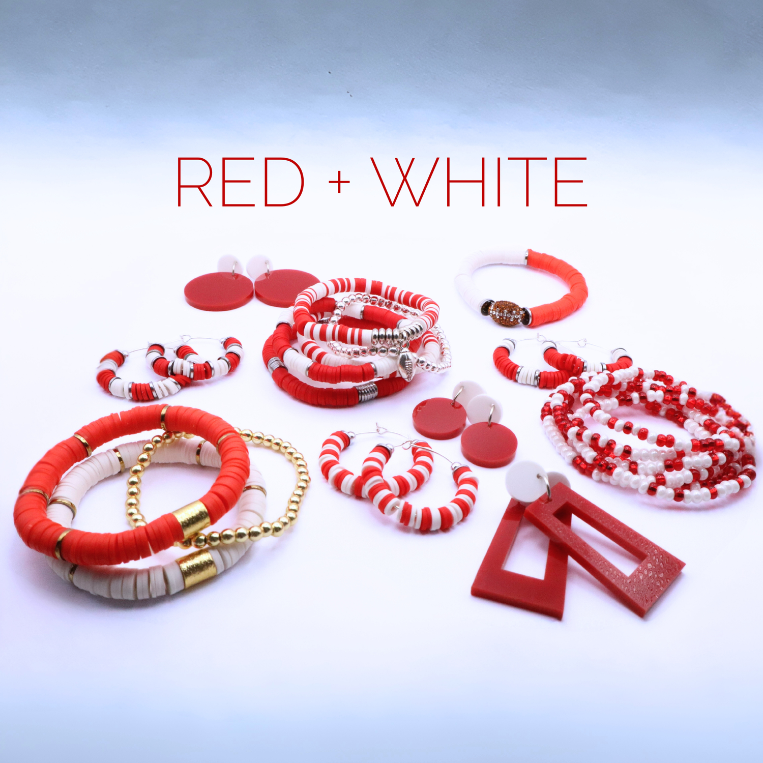 Red and White Game Day