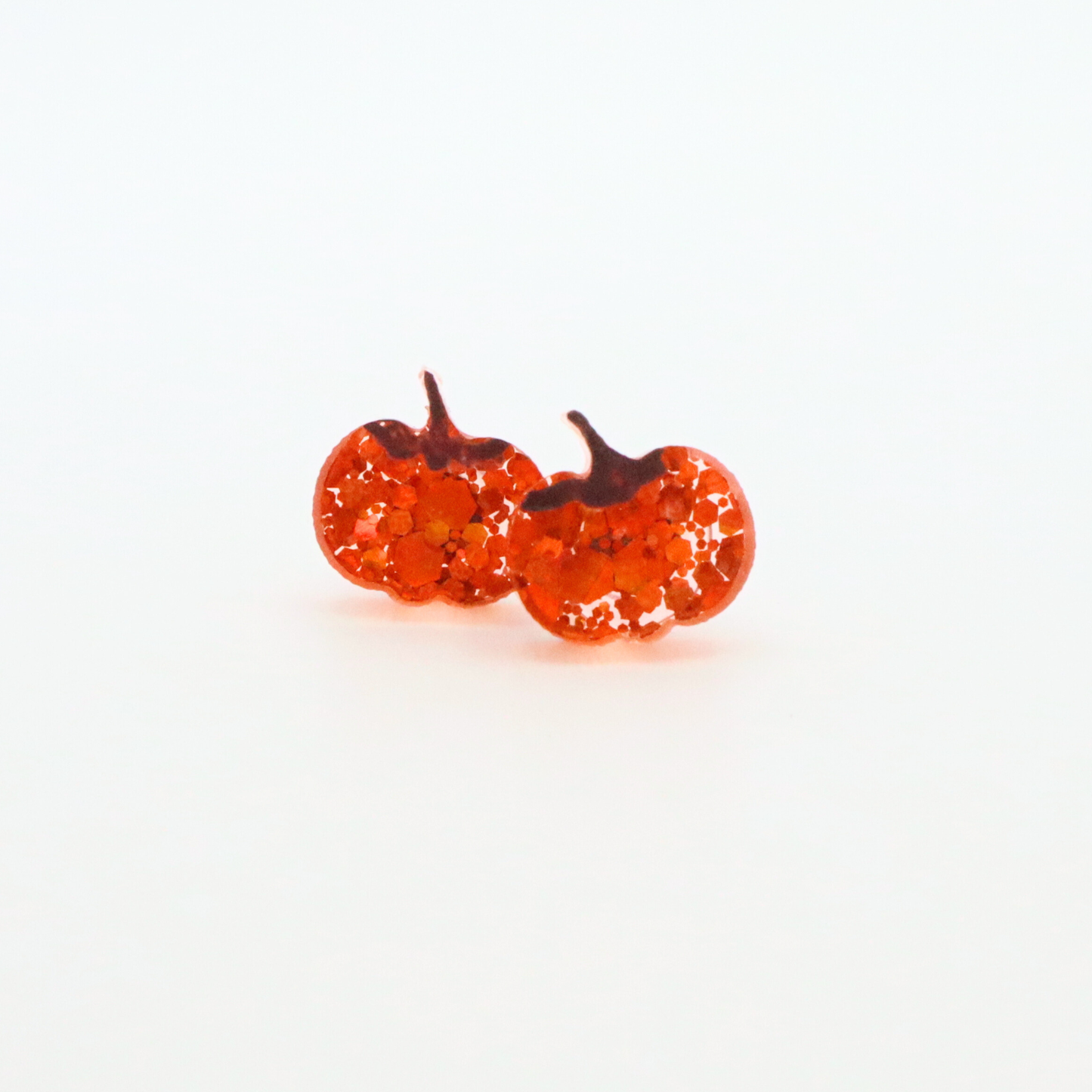 Pumpkin Stud Earrings - Fall Acrylic Studs