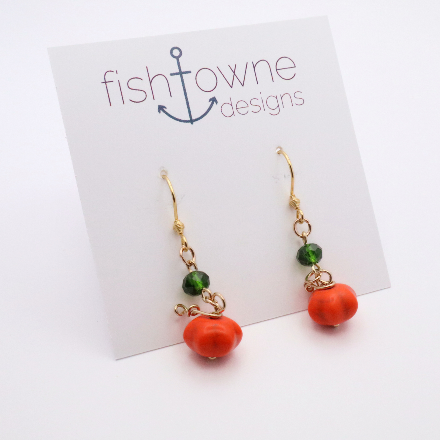 Halloween Pumpkins, Handmade Beaded Pumpkin Earrings – Perfect Fall Accessory
