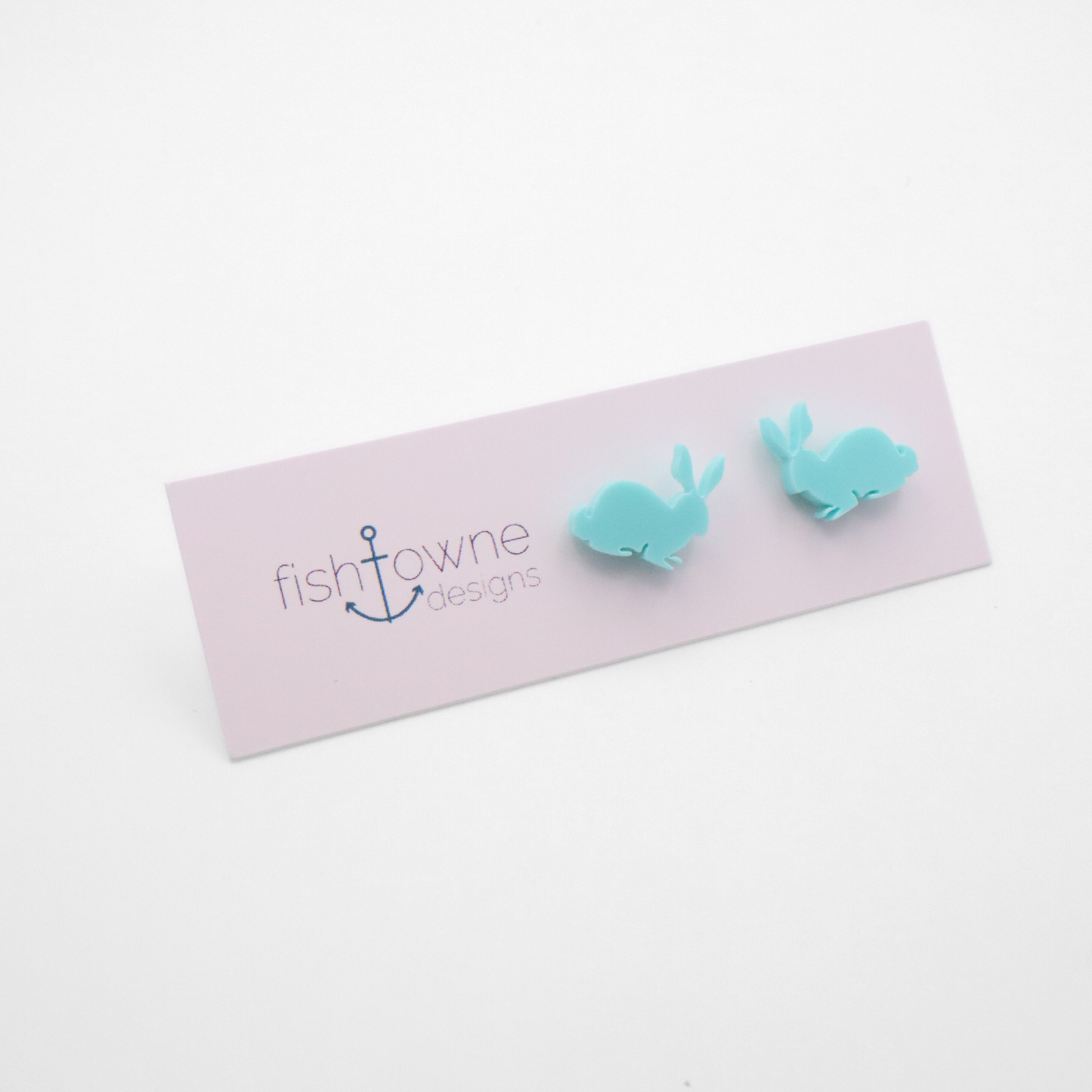 Easter Bunny Acrylic Stud Earrings