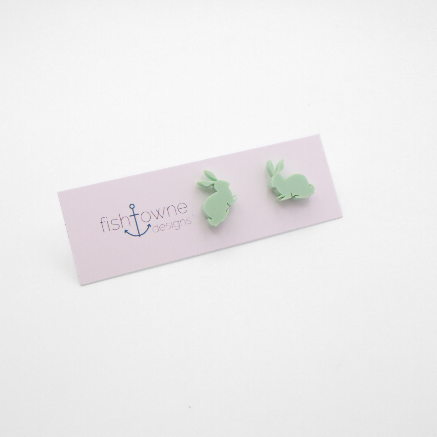 Easter Bunny Acrylic Stud Earrings