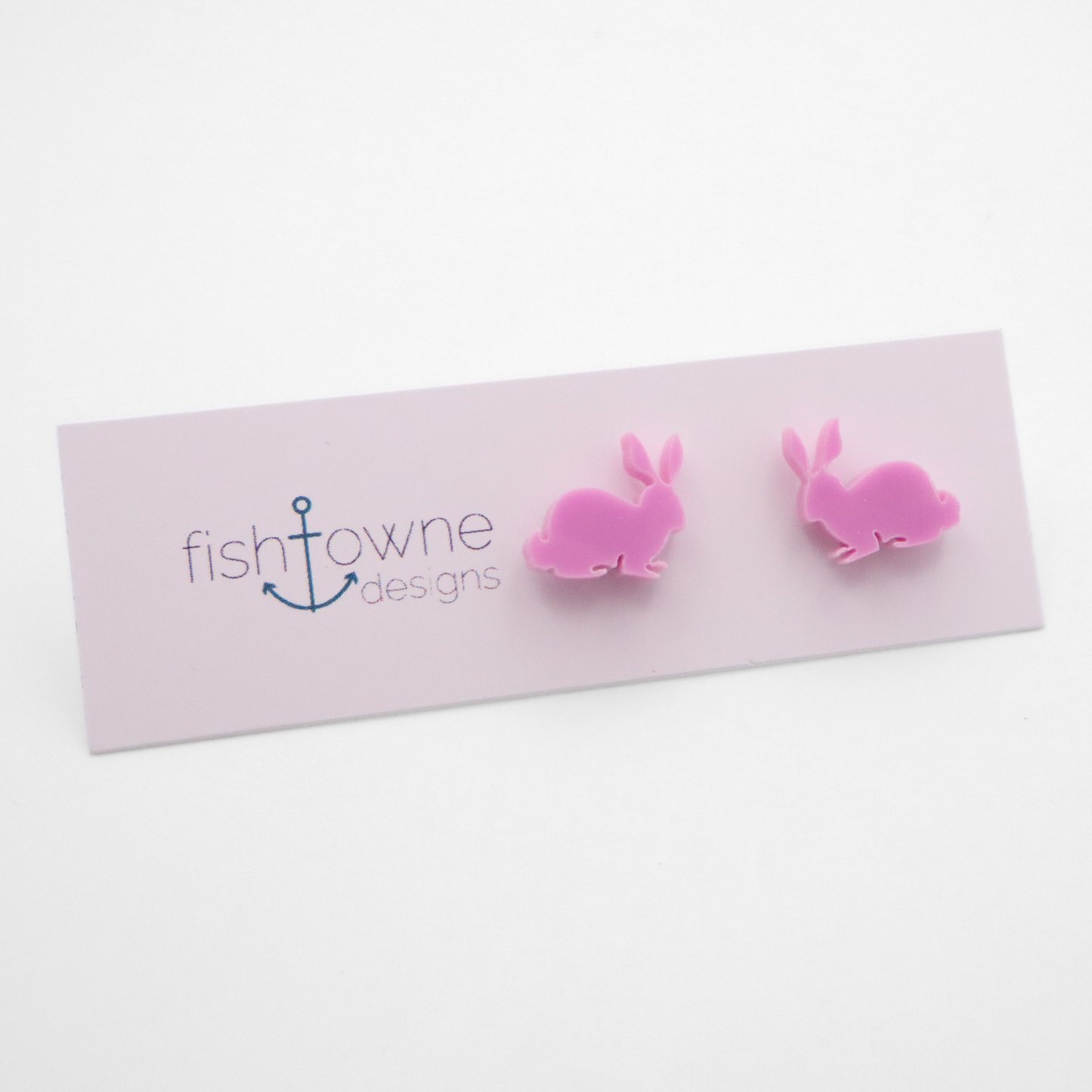 Easter Bunny Acrylic Stud Earrings