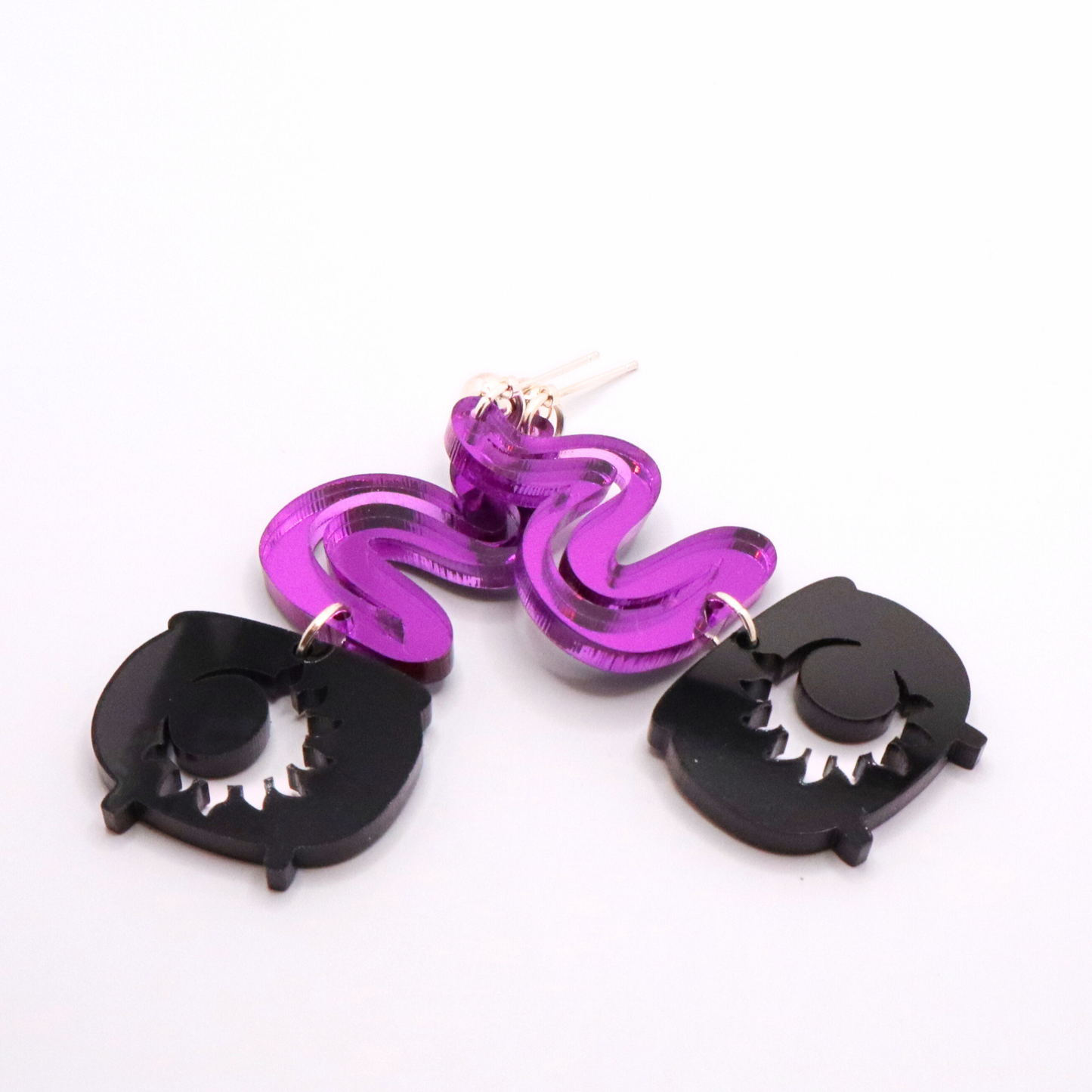 Witch’s Cauldron Halloween Acrylic Earrings