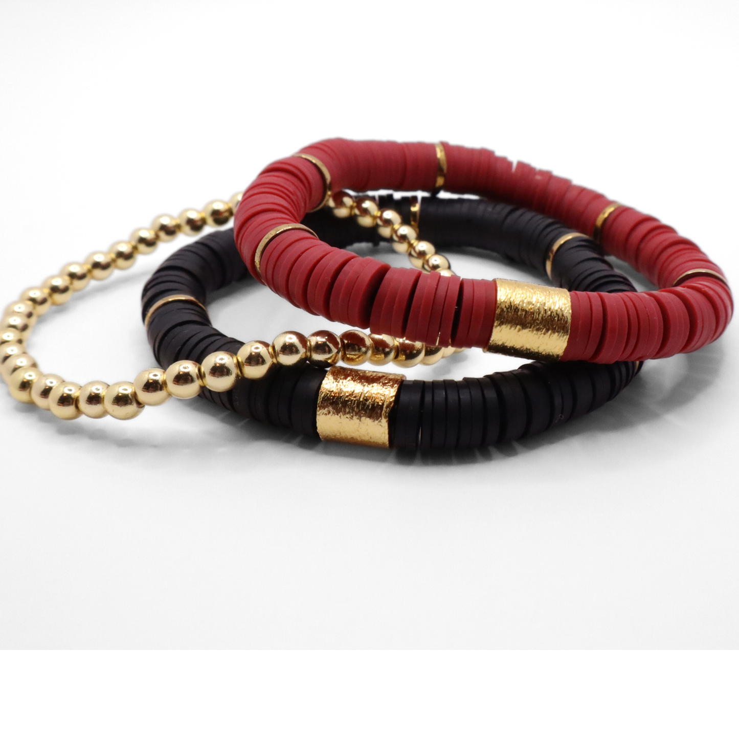 Maroon and Black Game Day Stack