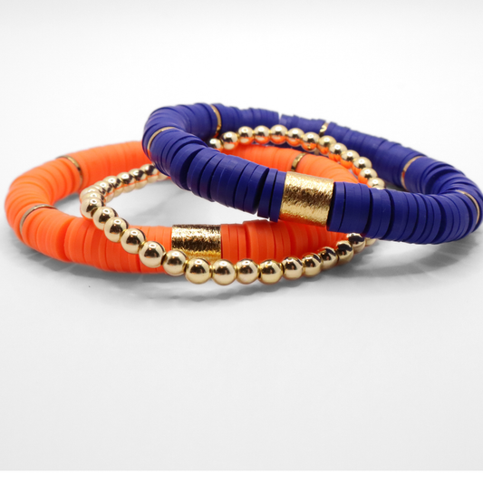 Blue and Orange Game Day Stack