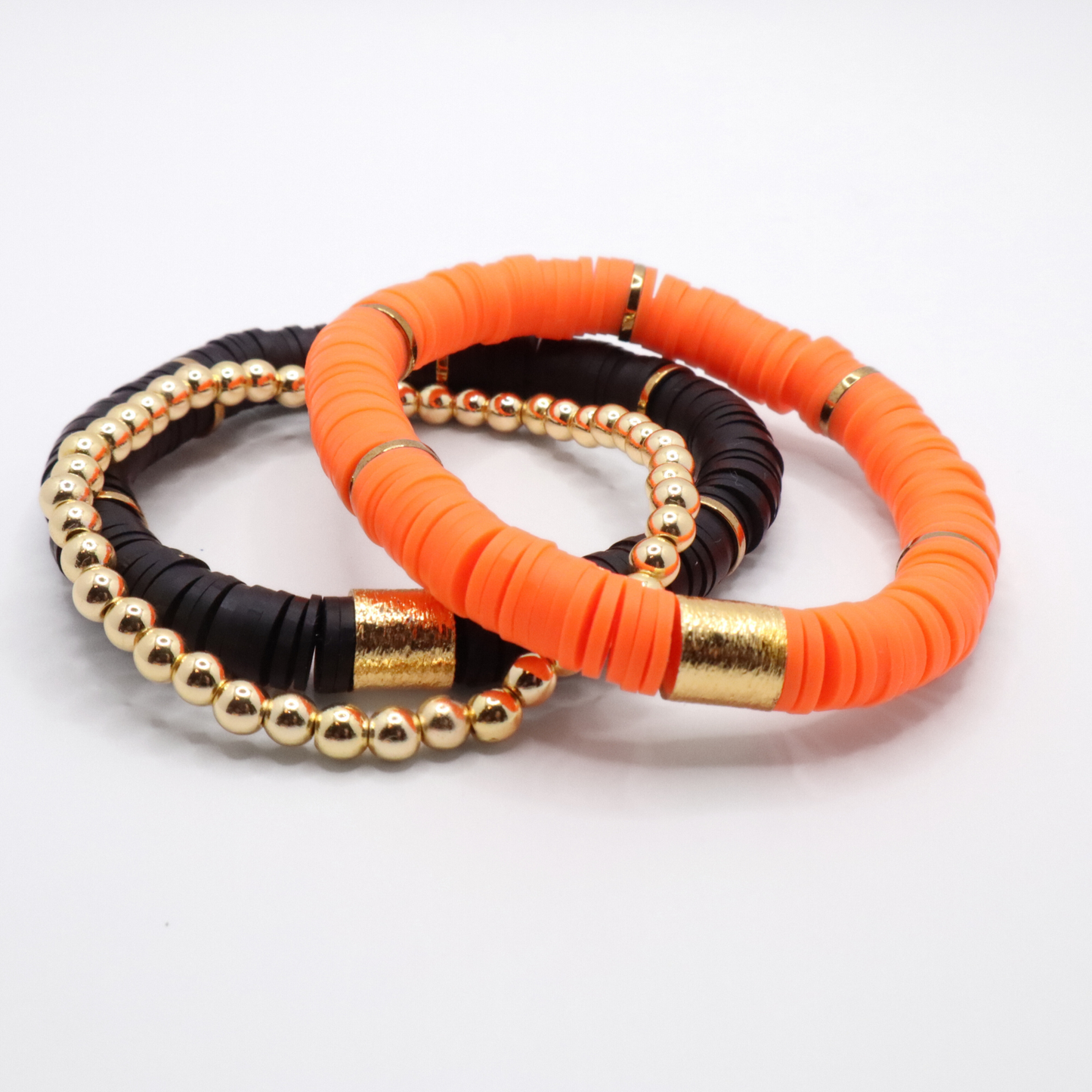 Orange and Black Game Day Stack
