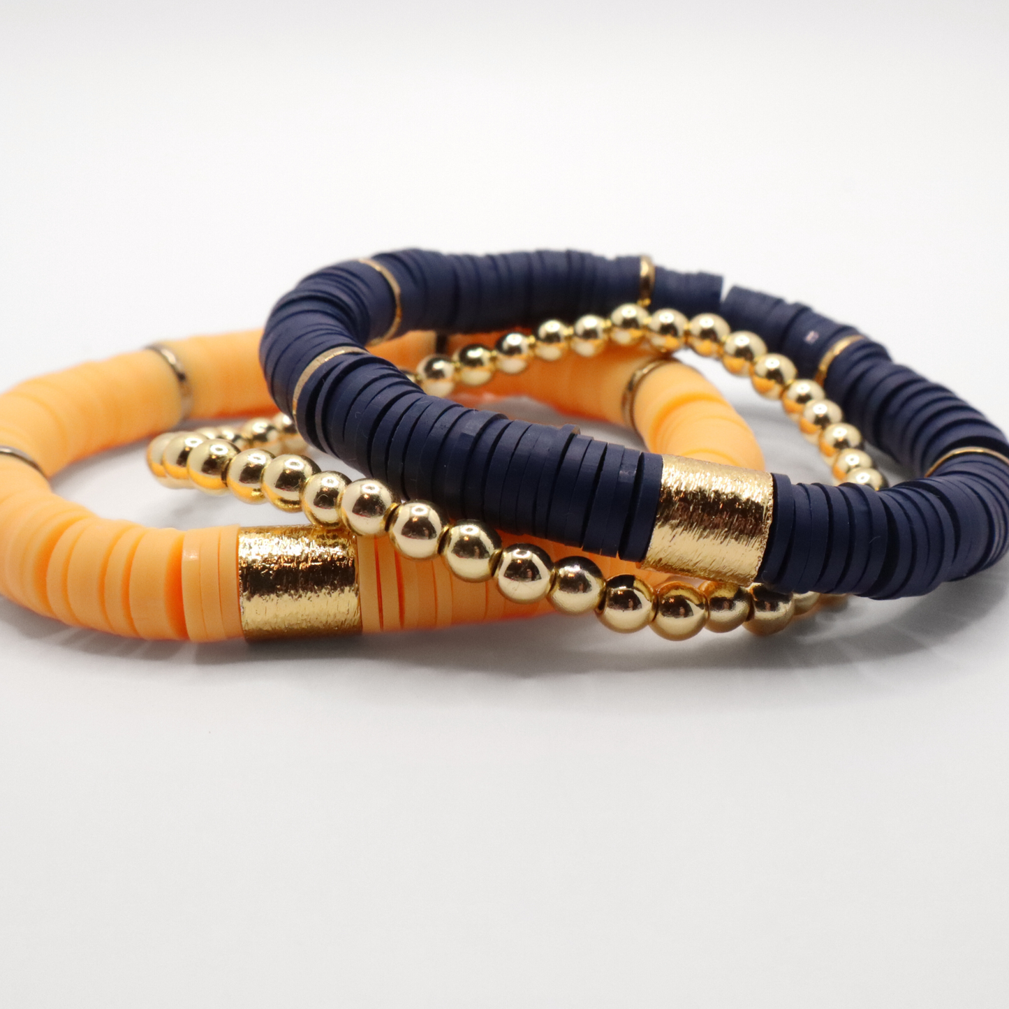 Navy and Gold Game Day Stack