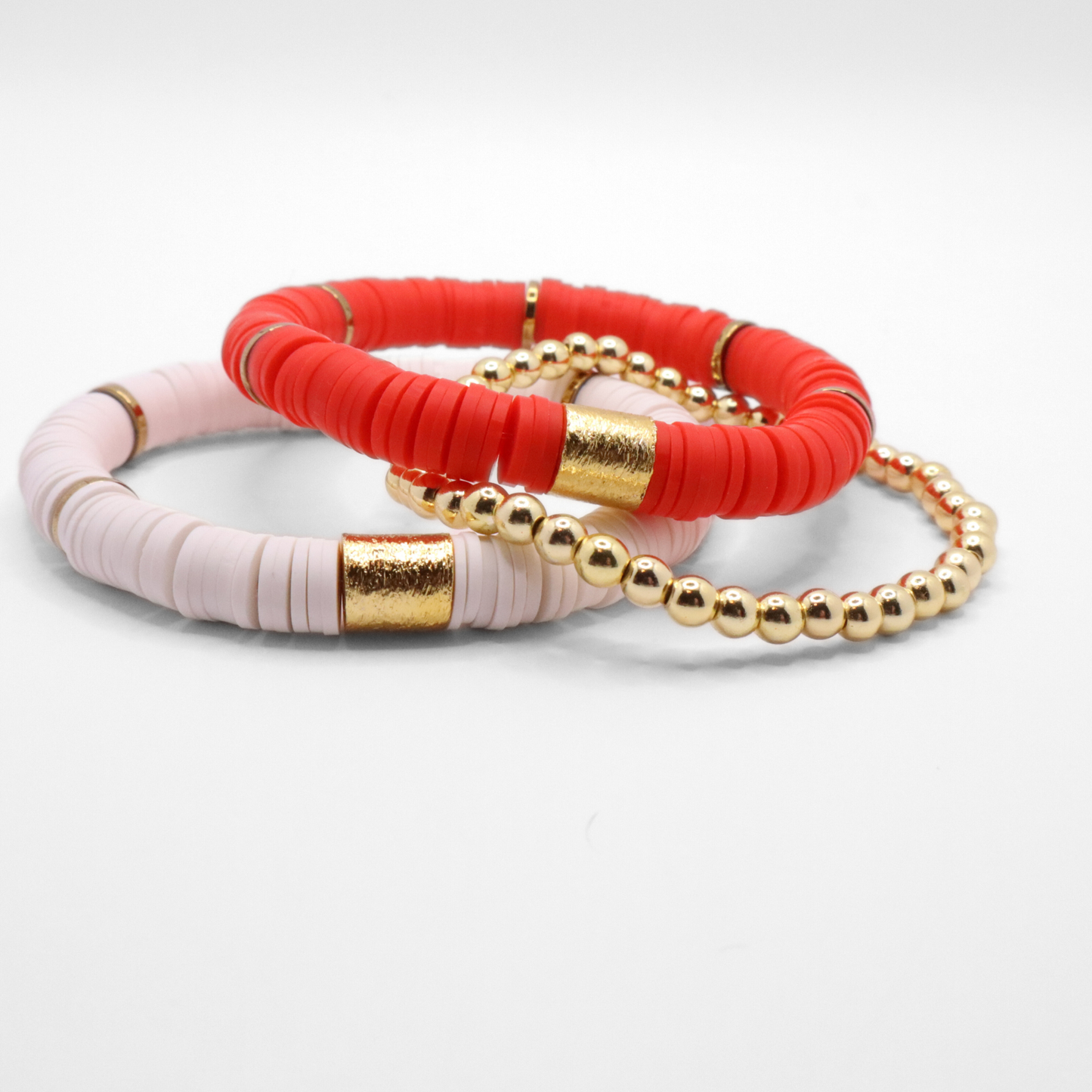 Red and White Game Day Stack