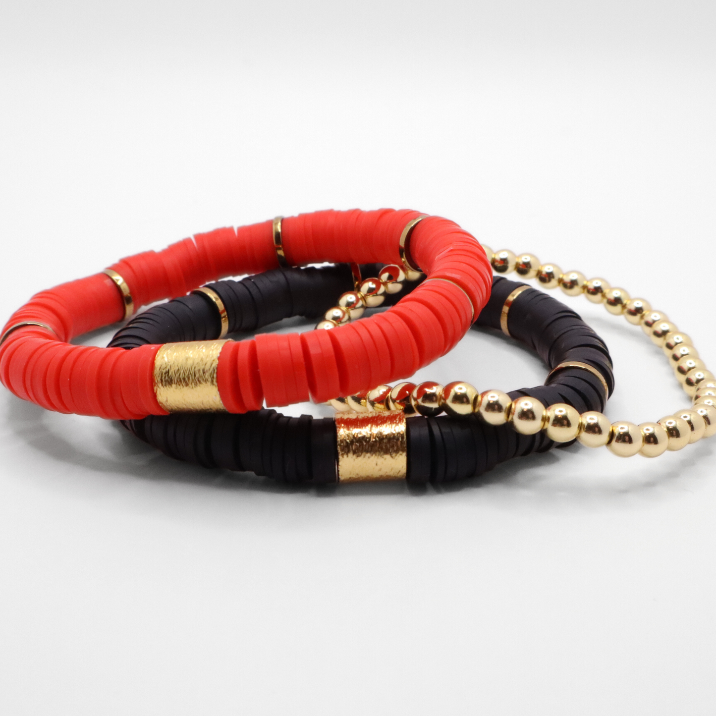Red and Black Game Day Stack