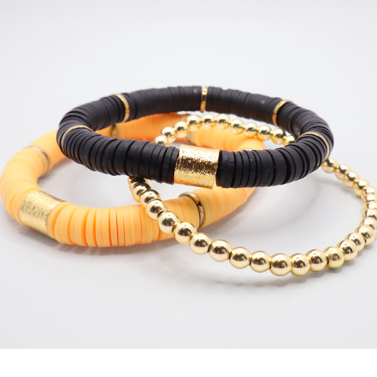 Black and Gold Game Day Stack