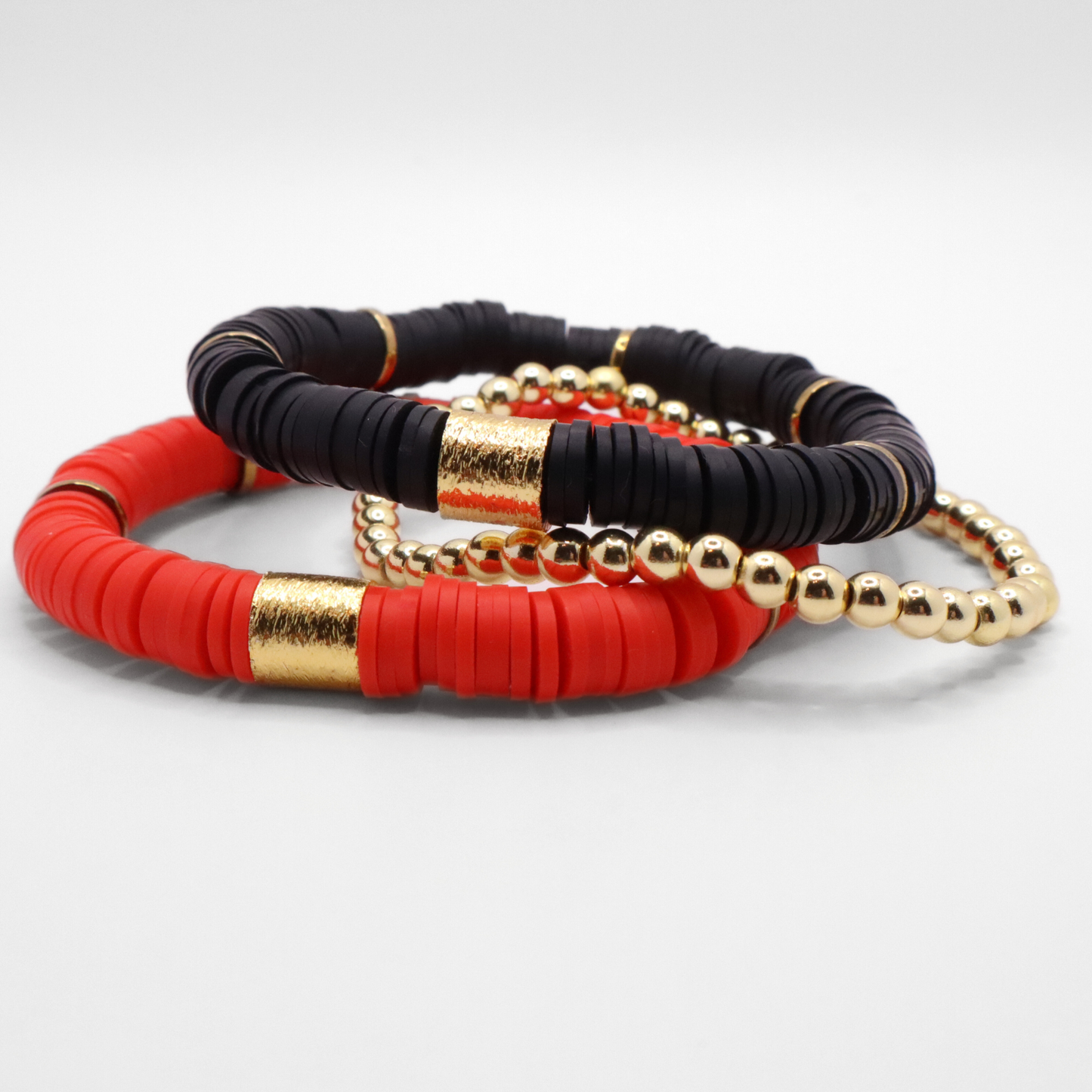 Red and Black Game Day Stack