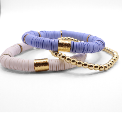 Light Blue and Gold Game Day Stack