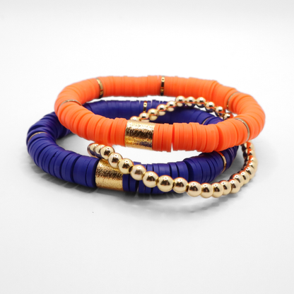 Blue and Orange Game Day Stack
