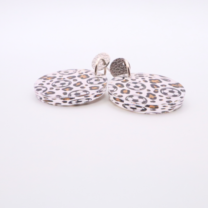 Soccer Acrylic Dangle Earrings