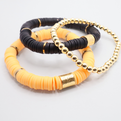 Black and Gold Game Day Stack