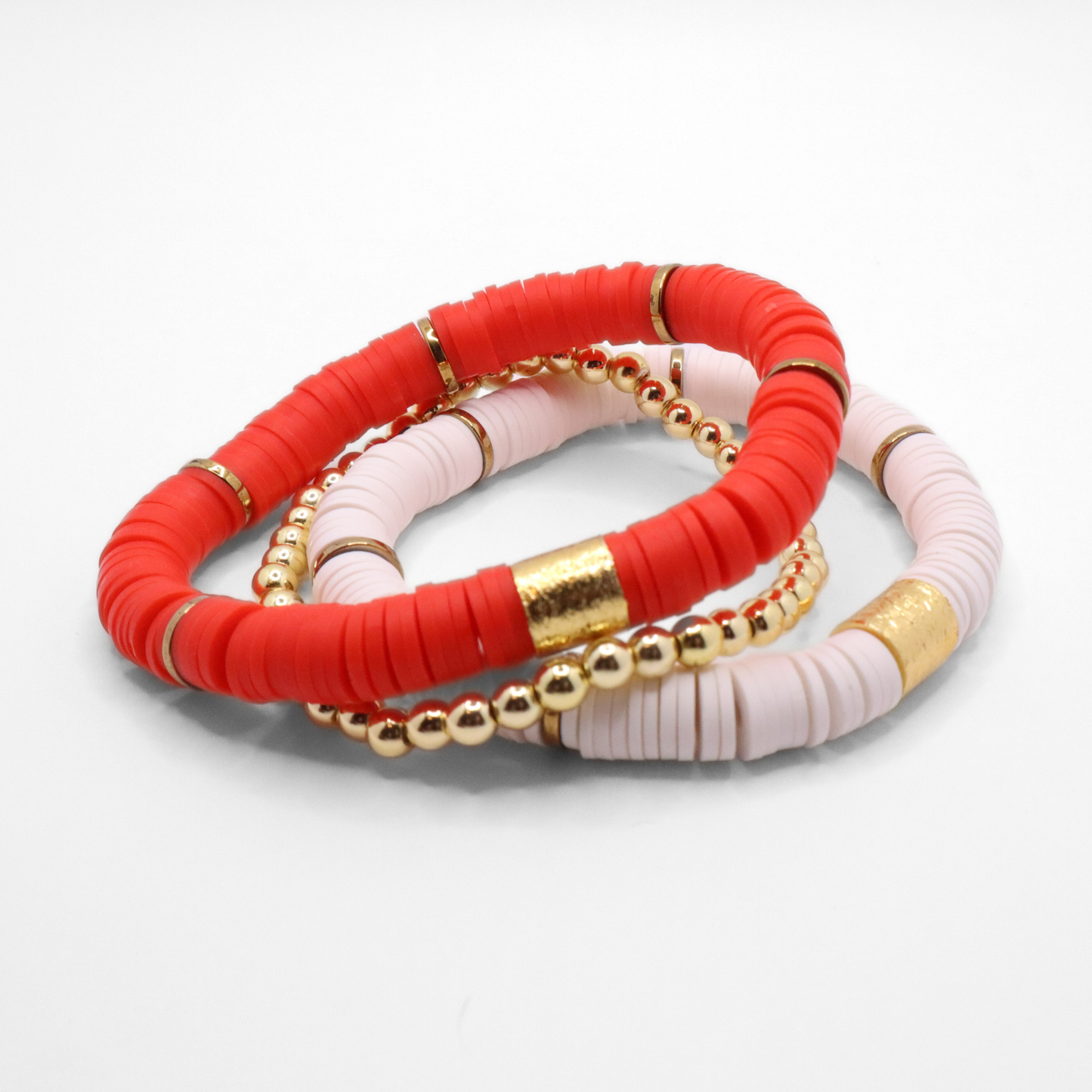Red and White Game Day Stack